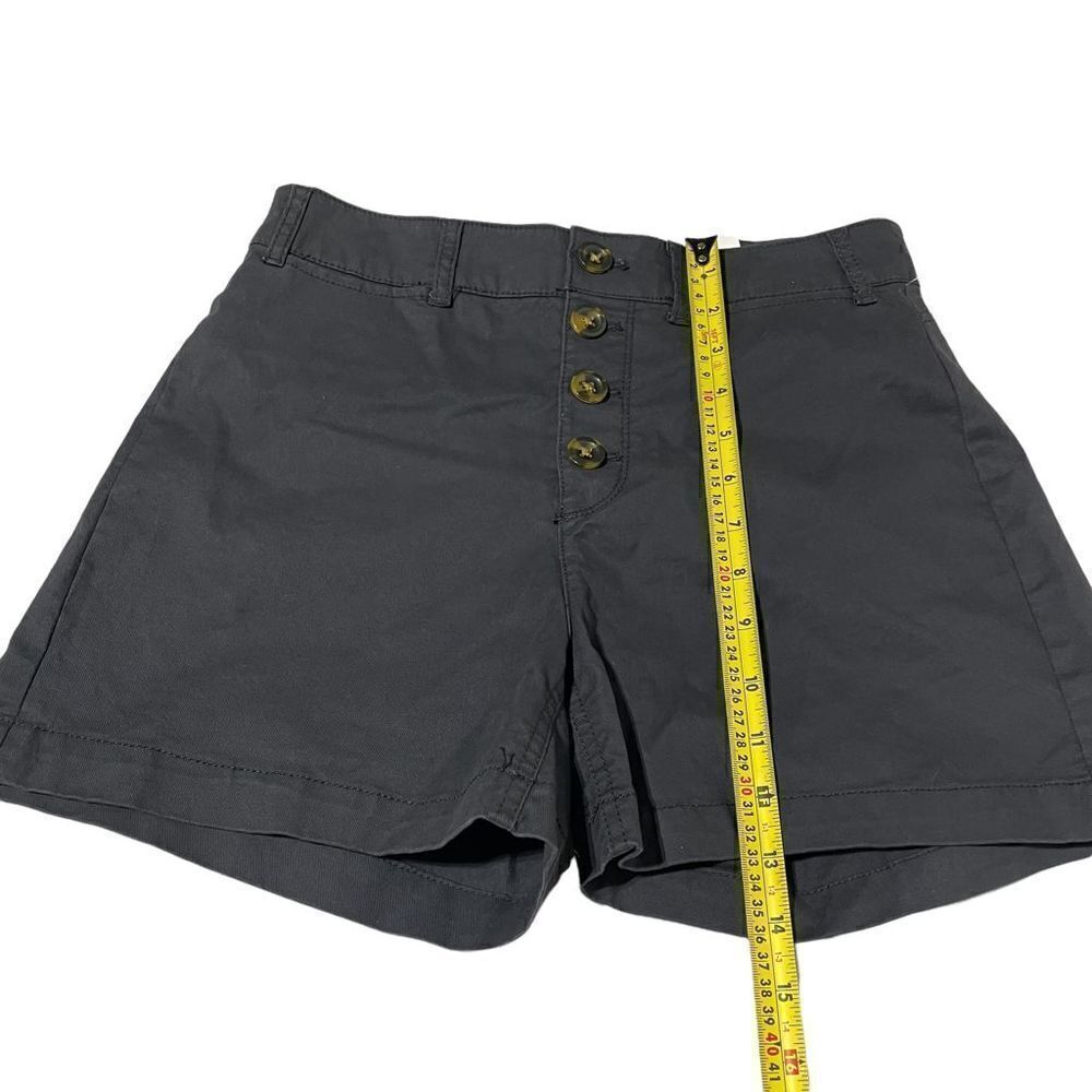 NWT Old Navy Women’s Charcoal Gray Button Up Shorts Size 4 - Picture 11 of 15